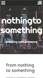 Mobile Screenshot of nothingtosomething.org